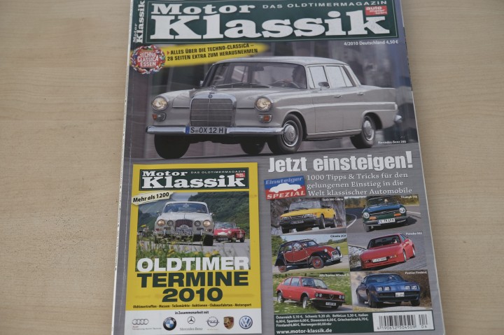 Deckblatt Motor Klassik (04/2010)